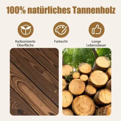 1,7 m dlhý drevený záhradný mostík Dekoračný jazierkový mostík s ochranou proti pádu nosnosť 180 kg