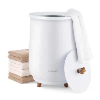 Ohrievač uterákov vedierko 23 L Veľký luxusný ohrievač uterákov 34 x 54 cm Biela