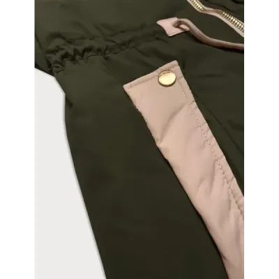 Dámska bunda S'WEST MODA8352 khaki
