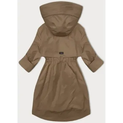 Dámská bunda typu větrovka S'WEST MODA8357 tmavobéžová