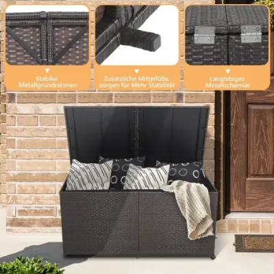 Úložný box s objemom 662 l 150 x 77 x 73 cm Úložný box s objemom 662 l 150 x 77 x 73 cm