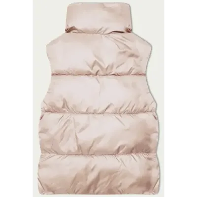 Obojstranná krátka vesta S'West MODA8346 perlová