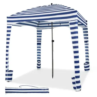 Stan s odnímateľnou bočnou stenou a 8 vrecami na piesok a taškou na prenášanie 183 x 183 cm