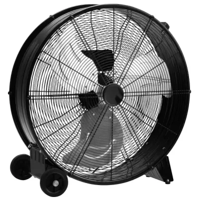 Ventilátor Bubnový ventilátor Podstavcový ventilátor Priemyselný podlahový ventilátor s kolieskami 3-rýchlostný veterný stroj pre skladovú dielňu