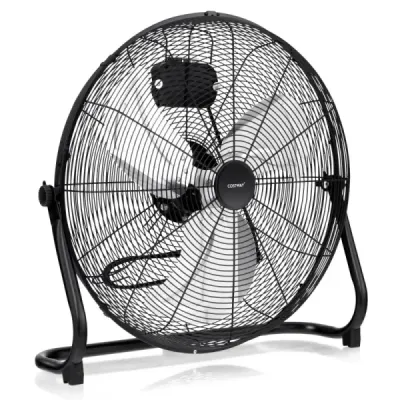 Podlahový ventilátor φ51cm Veterný stroj 160 W s 3 stupňami rýchlosti Podlahový ventilátor v chrómovom dizajne 145° nastaviteľný uhol sklonu