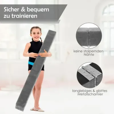 2.1M Balance Beam Gymnastický tréning Skladacá odolná kladina fitness Grey