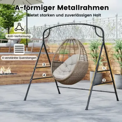 Hojdací rám s 2 možnosťami zavesenia Rám pre Nest Swing Black