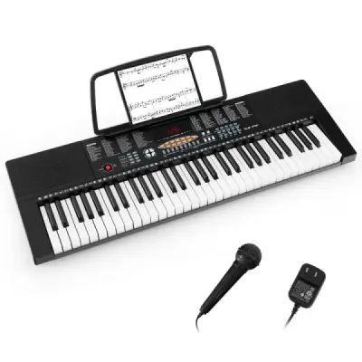 Klávesové piano pre začiatočníkov so 61 klávesmi Digitálne piano s 300 tónmi