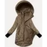 Ľahká dámska bunda s odnímateľnou kapucňou S&#039;West  MODA8371BIG camel