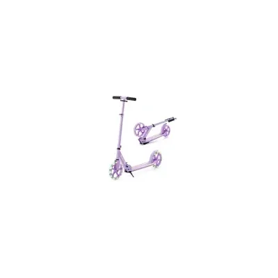 Scooter Skladací skúter Výškovo nastaviteľný mestský skúter Nosnosť 100 kg Fialová
