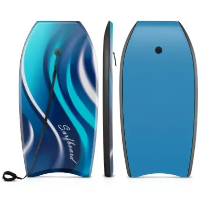 Bodyboard pre deti Surfboard s jadrom z EPS XPE paluby HDPE spodná strana a popruh na zápästie 104 cm