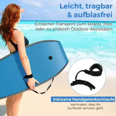 84 cm dlhé bodyboardy pre deti s jadrom z EPS, palubou z XPE a spodnou stranou z HDPE s vírivým vzorom surfov