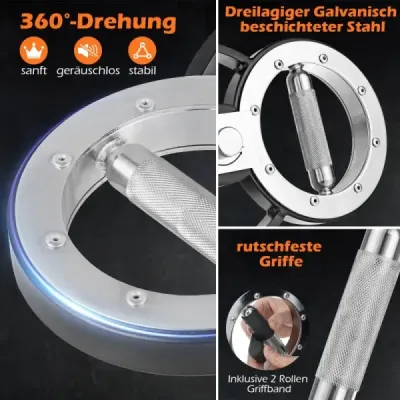 5,35 kg ťažký spaľovací stroj na cvičenie rúk s nastaviteľným odporom a 360° rotáciou