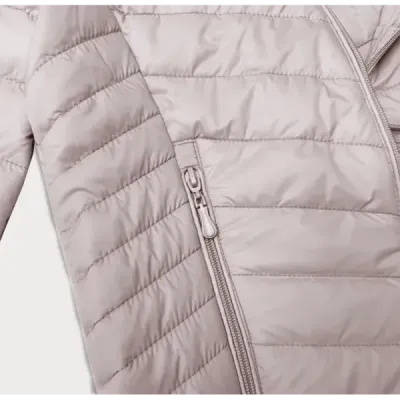 Dámska ľahká bunda s odnímateľnou kapucňou MODA9230 ružová Dámska ľahká bunda s odnímateľnou kapucňou MODA9230 ružová