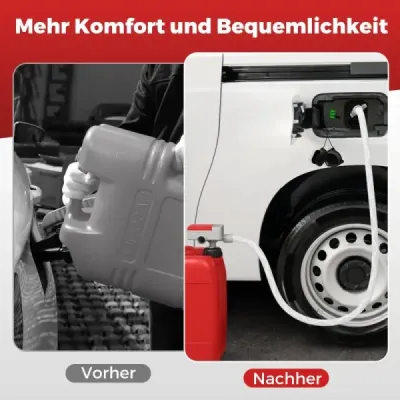 Palivové čerpadlo so senzorom Auto-Stop a 3-veľkými adaptérmi Elektrické palivové čerpadlo
