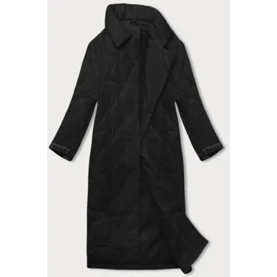 Dámsky kabát oversize MODA3177 čierny Dámsky kabát oversize MODA3177 čierny