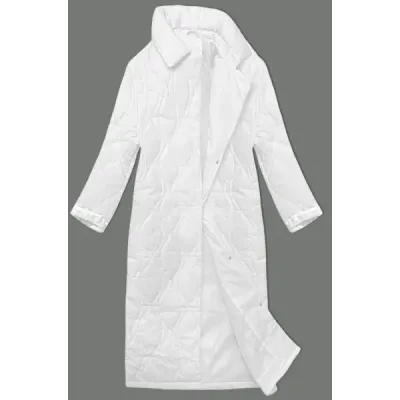 Dámsky kabát oversize MODA3177 biely